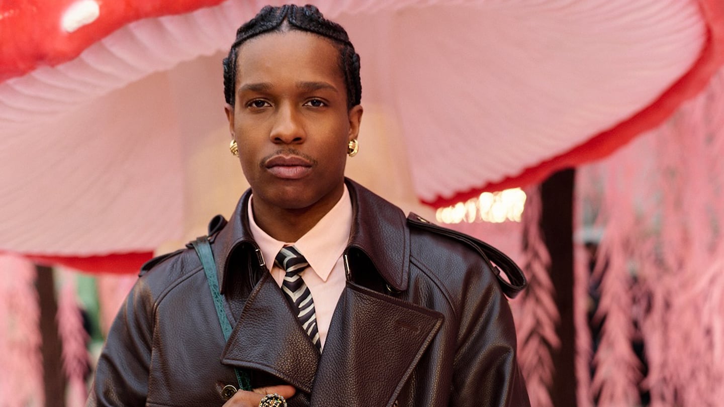 A$AP Rocky at the Chanel SS26 Couture show.